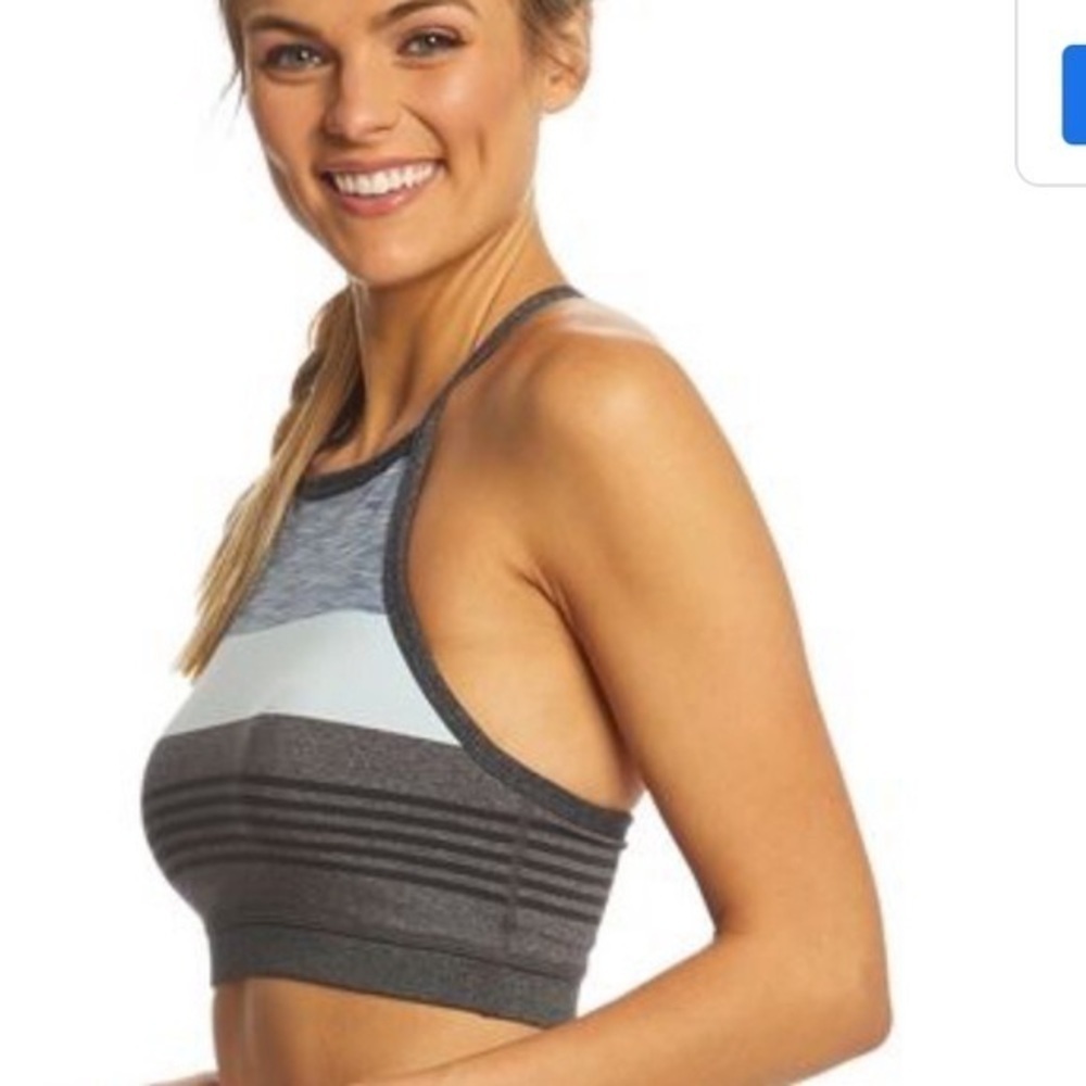 Prana Alois Yoga‎ Bralette Striped Xlarge